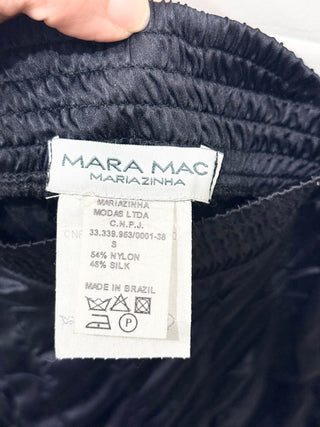 Mara Mac matching set halterneck top and ruched skirt midi, S