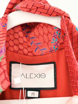 Alexis long shirt dress with belt, M