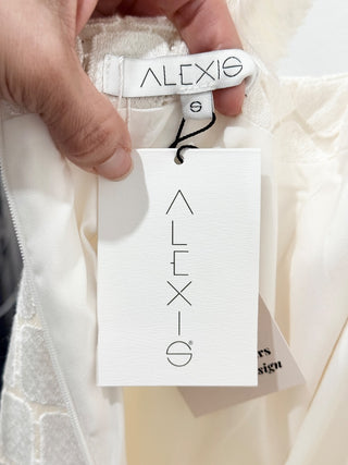 Alexis jasmine dress with fringe detail mini, S