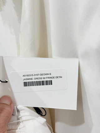 Alexis jasmine dress with fringe detail mini, S