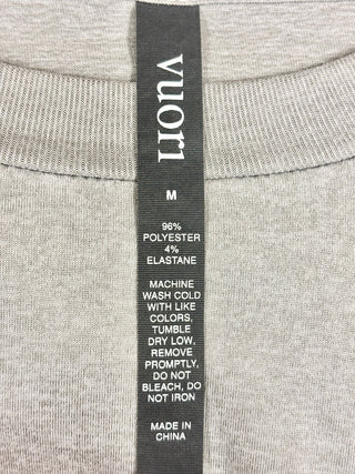 Vuori Long Sleeve Halo Crew Neck Sweatshirt Pale Grey Heather Women' Size Medium