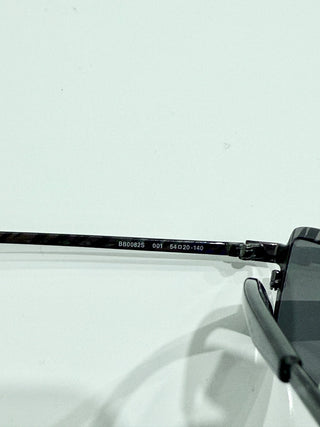 Balenciaga BB0082S Rectangular Sunglasses black and gray