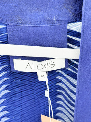 Alexis suede and mesh jacket, M