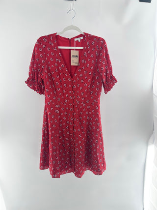 Madewell v neck casual mini dress, 4