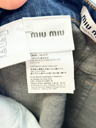 Miu MIu slim jeans, 25