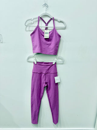 Beyond Yoga purple workout Set, S
