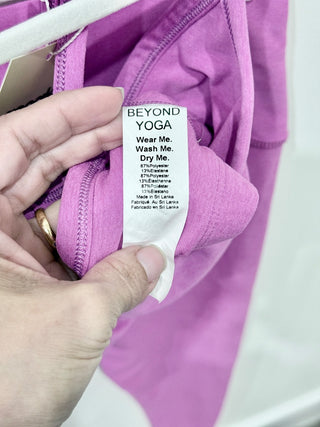 Beyond Yoga purple workout Set, S