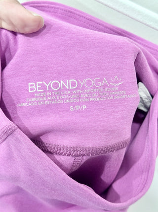 Beyond Yoga purple workout Set, S