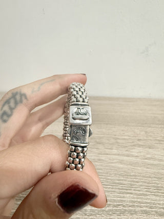 Lagos sterling silver rope bracelet