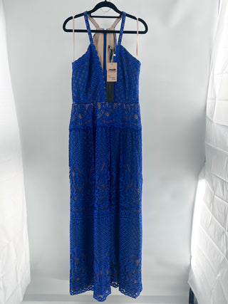 BCBG Max azria sleeveless long eyelet dress, 10