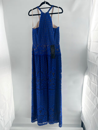 BCBG Max azria sleeveless long eyelet dress, 10