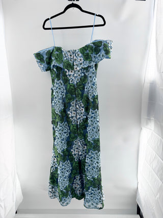 Ted Baker floral gown with rhinestones, XL