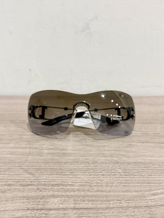 Dior crystal embellished mask sunglasses