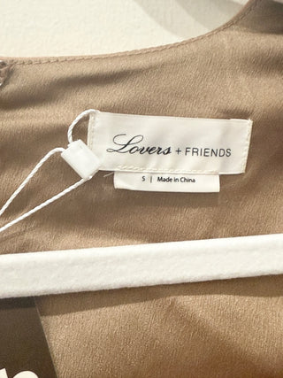 Lovers and Friends v neck long sleeve mini dress, S