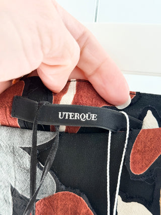 Uterque pattern pants, S
