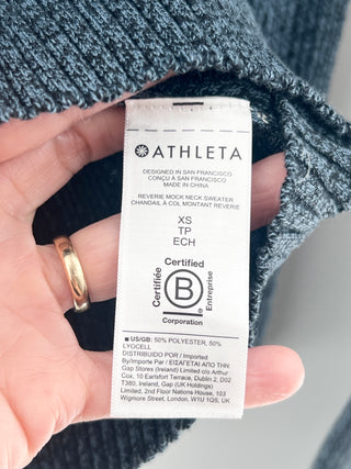 Athleta knit marbled set top and pants, XS