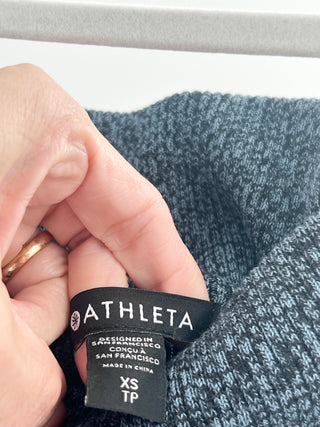 Athleta knit marbled set top and pants, XS