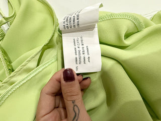 Zara spaghetti strap satin midi dress, S