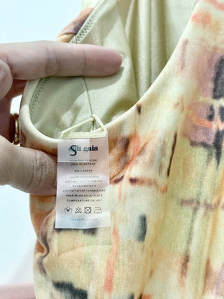 Cult Gaia set swimsuit with scarf sarong, S