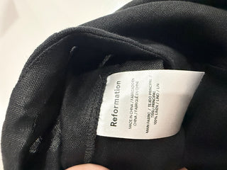 Reformation wide leg linen pants, 10