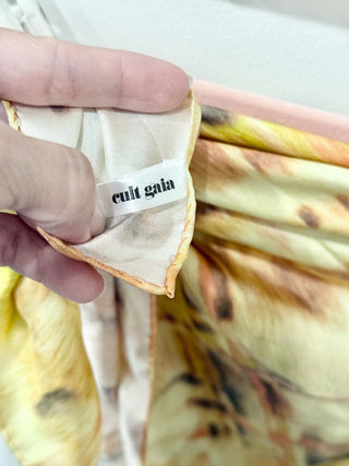 Cult Gaia set swimsuit with scarf sarong, S