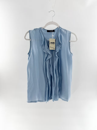 Max mara weekend sleeveless ruffle top, M