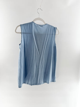 Max mara weekend sleeveless ruffle top, M