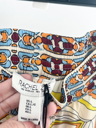 Rachel Zoe matching set bandana halterneck top and pants, L