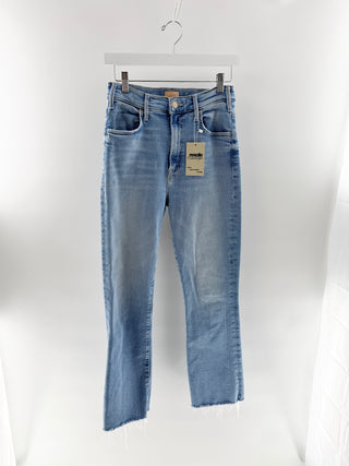 Mother the hustler ankle fray jeans, 28