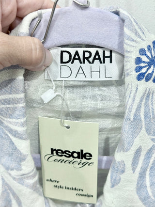 Darah Dahl 3 piece pattern set: shorts, shirt and bikini top, S