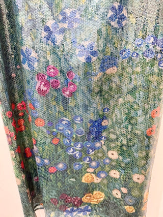 Purificacion Garcia sequin midi skirt floral, 38 / 6