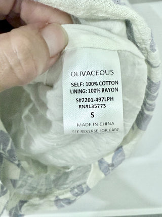 Darah Dahl 3 piece pattern set: shorts, shirt and bikini top, S