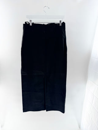 Jacquemus Long skirt with skinny belt, 36