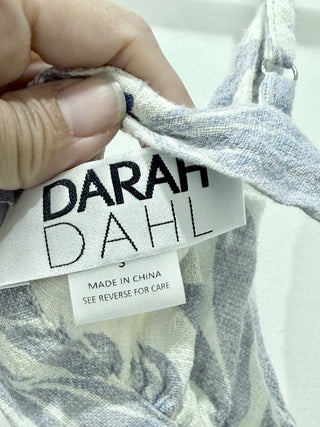 Darah Dahl 3 piece pattern set: shorts, shirt and bikini top, S