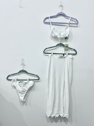 Vix 3 piece set bikini set and long skirt, top S / skirt S / bikini bottom M