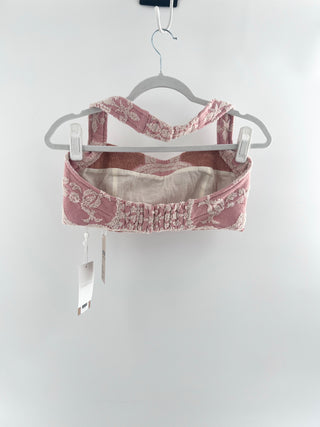 Zimmermann terrycloth crop jeannie halter neck top, US 8