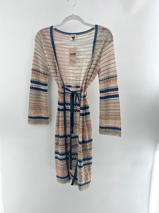 Missoni open front lurex thread cover up, US 4