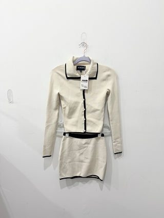 All the ways matching set sweater cardigan and mini skirt, XS