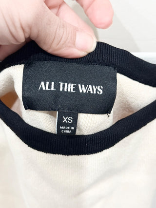 All the ways matching set sweater cardigan and mini skirt, XS