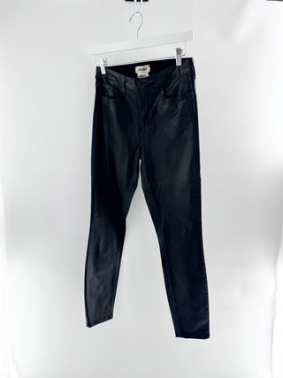 L'Agence faux leather slim jeans, 27