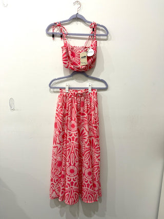 Peixoto set crop top and long skirt, S