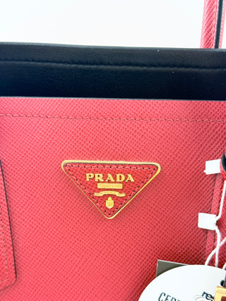 Prada leather safiano cuir bag