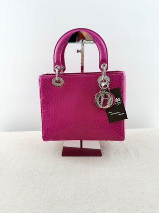 Dior python lady dior bag