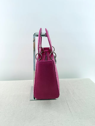 Dior python lady dior bag
