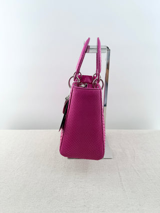 Dior python lady dior bag