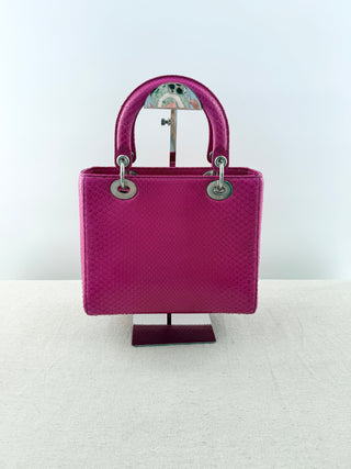 Dior python lady dior bag