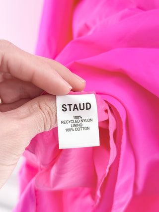 Staud halterneck full skirt maxi dress, 4