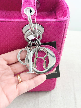 Dior python lady dior bag