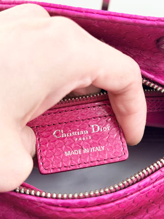 Dior python lady dior bag