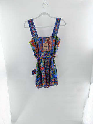 Farm Rio floral romper, S